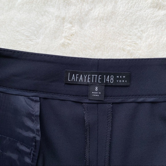 Lafayette 148 menswear black stretch wool trouser pants 8 - Picture 7 of 13